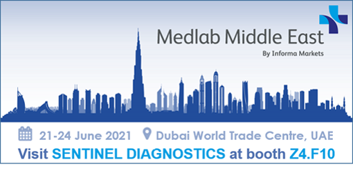 Sentinel Diagnostics partecipa a MEDLAB MIDDLE EAST –  Stand Z4. F10
